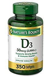 Vitamin D3 by Nature’s Bounty for Immune Support