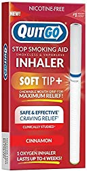 Quit Smoking Aid Oxygen Inhaler + Soft Tip Chewable Filter