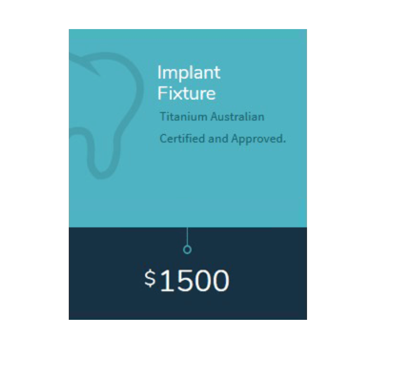 Titanium Implant Fixture-Australian Certified and Approved.