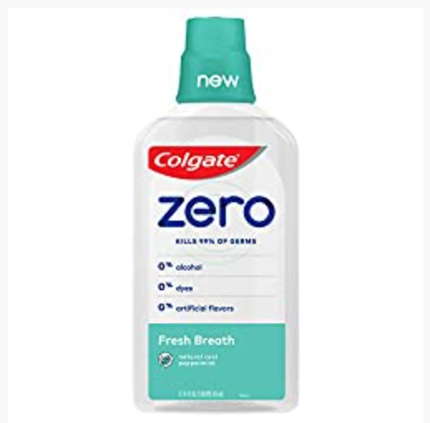 Colgate Zero Alcohol Free Oral Rinse at DentistConsultationHub.com