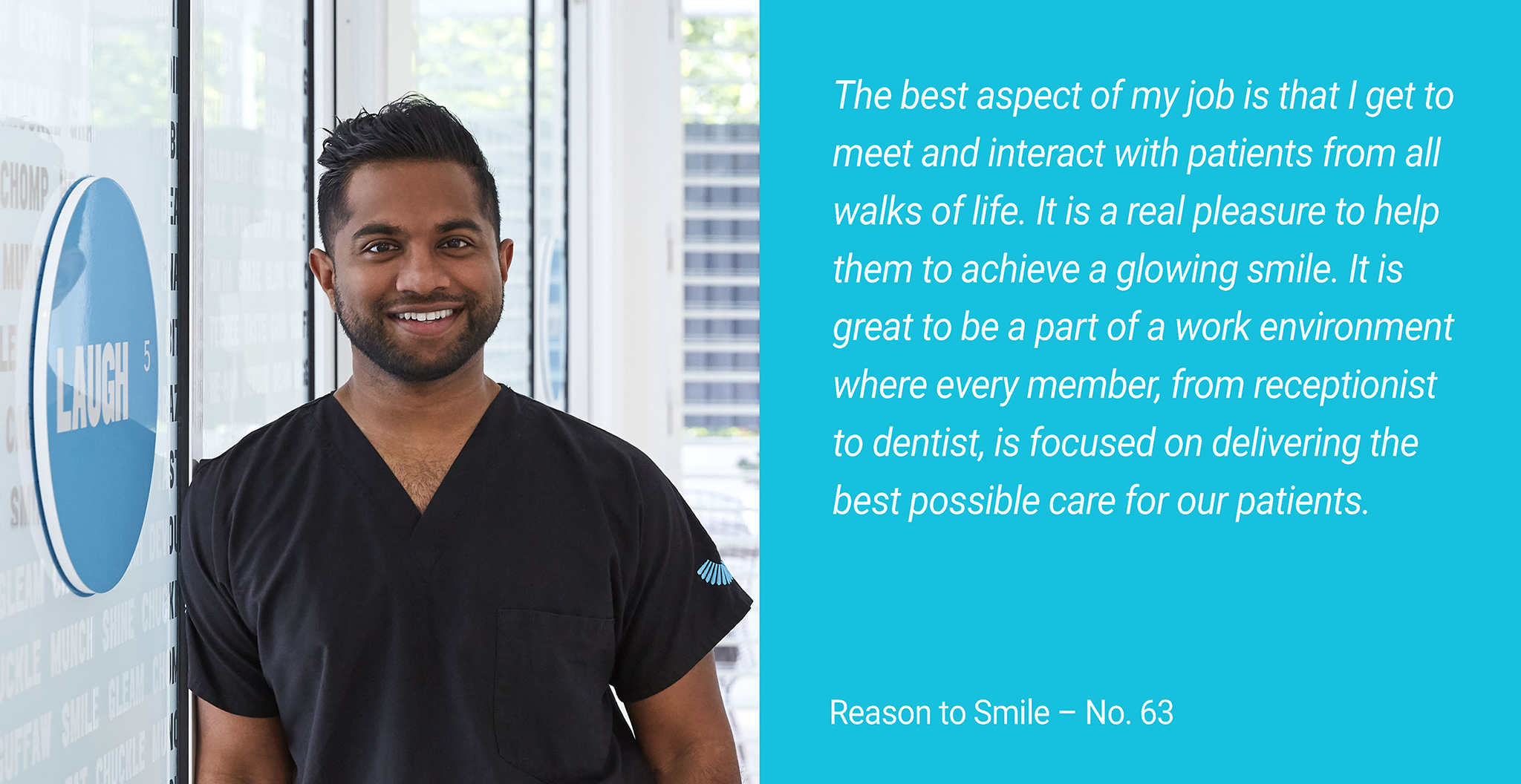 Dr Ruben Sivarajah, an Associate Dentist